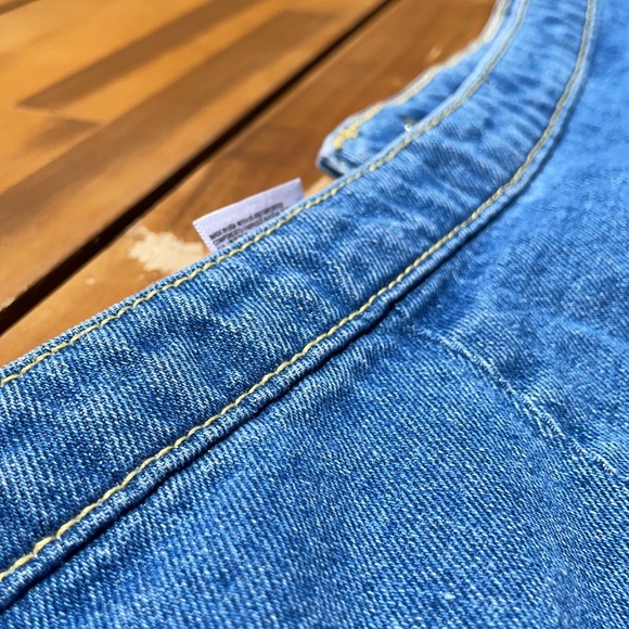 American Apparel Button Front Denim Skirt - Picture 6 of 10